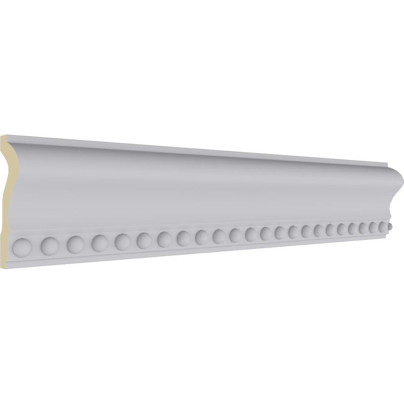 Ekena Millwork 2 3/4"H x 1"P x 94 1/2"L Edwards Chair Rail Moulding