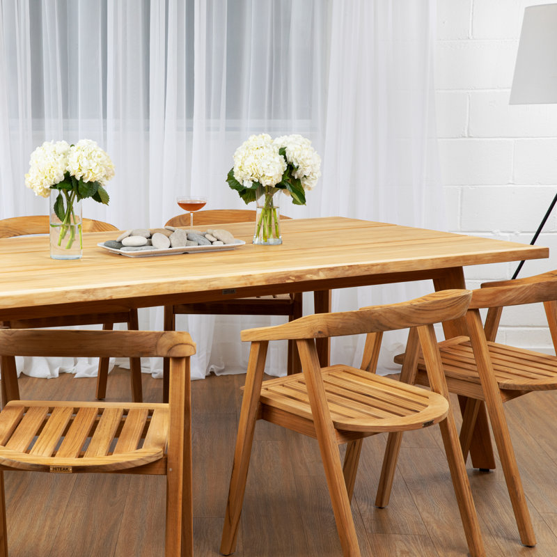 Mendy Outdoor Teak Dining Armchair