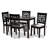 Cliffsage 4 - Person Solid Wood Top Four Leg Dining Set-24873823