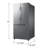 Samsung Bespoke AI 25 cu. ft. 3-Door French Door Refrigerator with Auto Ice Maker and All-Around Cooling in Stainless Steel