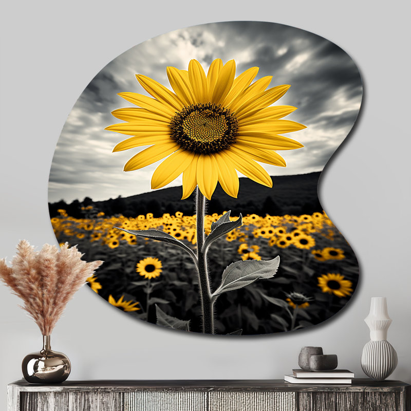 Décoration murale Newberry - Sunflowers, H 33 po x l 33 po