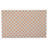 Checkered Absorbent Non-Skid Rectangular Toilet Mat