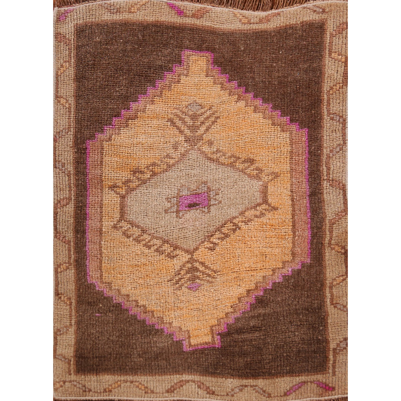 Tapis turc géométrique en laine Anatolian