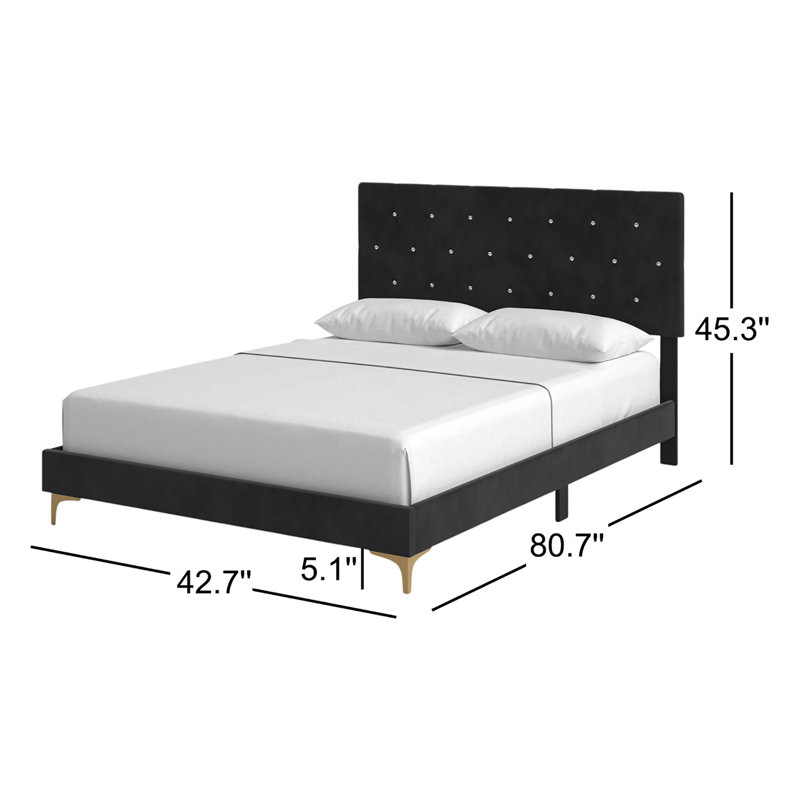 Ardiana Upholstered Standard Bed, Twin