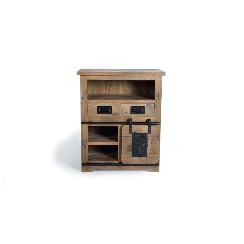 Vikenti 75cm Solid Wood Sideboard