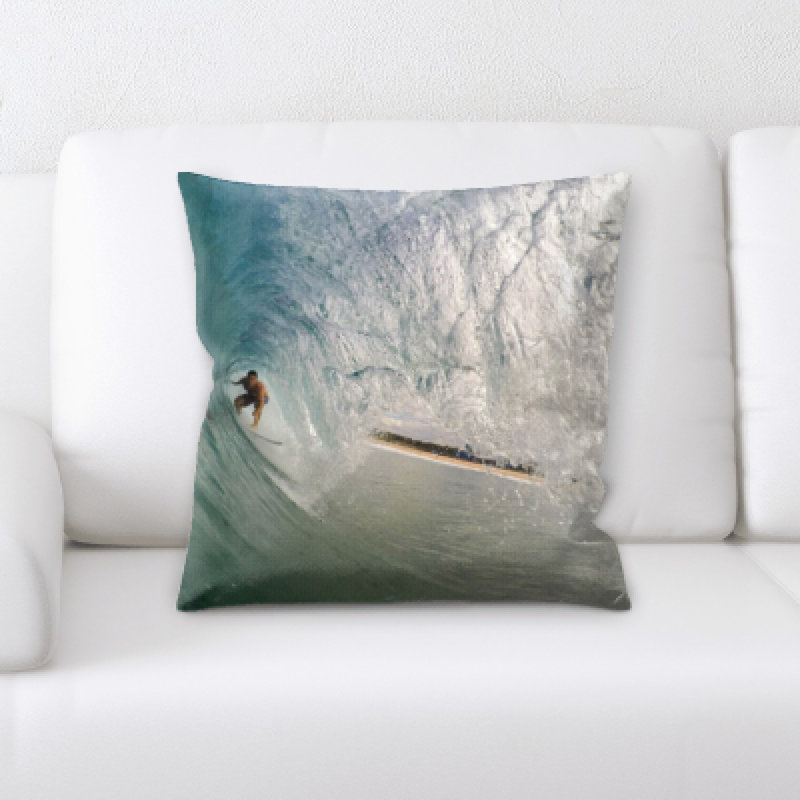 Microsuede Reversible Throw Pillow