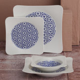 Amel 24 Piece Porcelain China Dinnerware Set - Service for 6