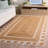 Natural Fiber Handwoven Jute Geometric Indoor Use Only Rug-2119280863-2137850855