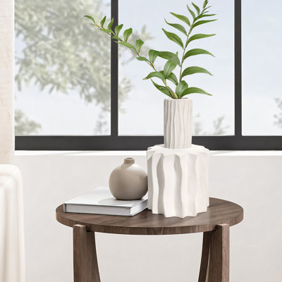 Vase en céramique 11,7 "H 11,8"