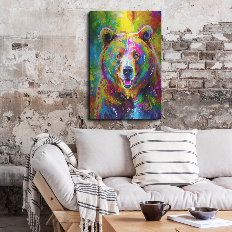 «The Majestic Grizzly» par Dean Russo, H 36 po x l 24 po