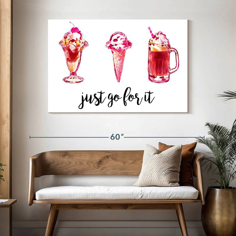 Yarlin Just Go For It, 32" H x 48" W