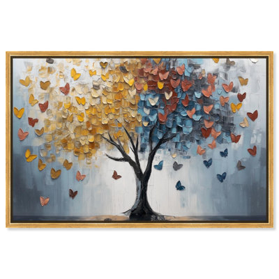 «Butterfly Dream Tree I», art coloré sur toile par Art Remedy