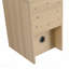 Petite étagère de rangement murale 12 po, contreplaqué, chêne blanc américain-1677648565