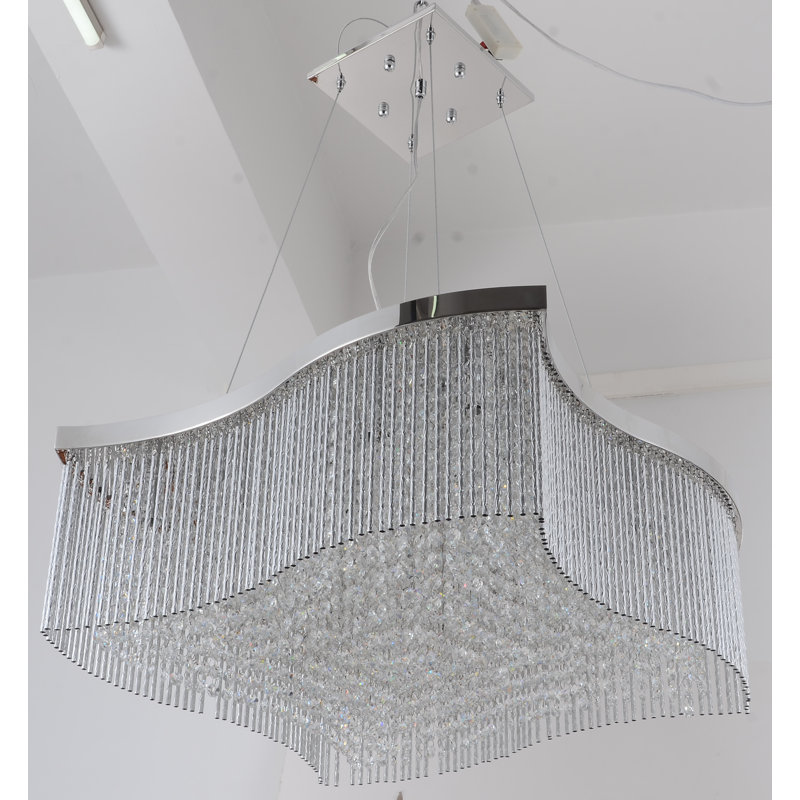 Lustre géométrique unique et remarquable 24 lumières Darrion
