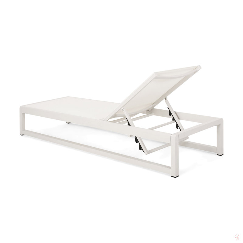 FAUTEUIL DE PLAGE MODESTA CHAISE, Blanc