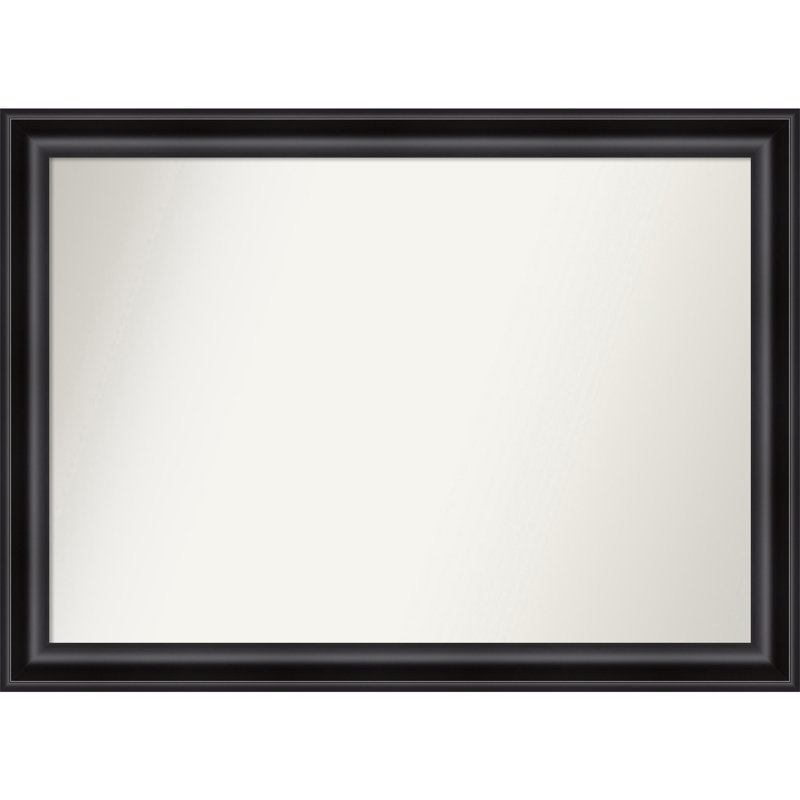 Miroir d'appoint mural en plastique Churchton, 37,75 po x 51,75 po
