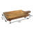 16" Rectangular Footed Serving Tray With Handle