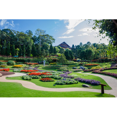 Doi Tung Royal Villa by Artpritsadee - Wrapped Canvas Print