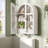 Arched Bathroom Storage Cabinet