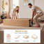 Matelas hybride 12 po en mousse à mémoire de forme de taille moyenne, ressorts ensachés, plateau européen, isolement de mouvement, soulagement de la pression, soutien des bords-1807218458-1804387020