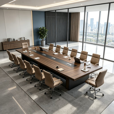 177.18 " MDF Rectangle Conference Table