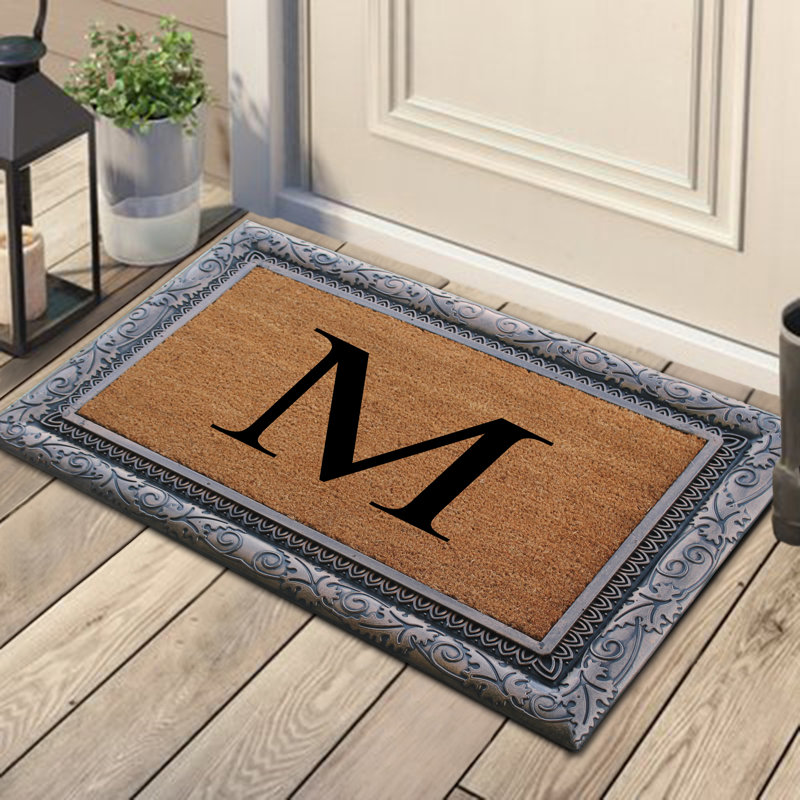 Tapis d’extérieur antidérapant anti-dérapant 36" x 24" en caoutchouc et coco Mazama, M