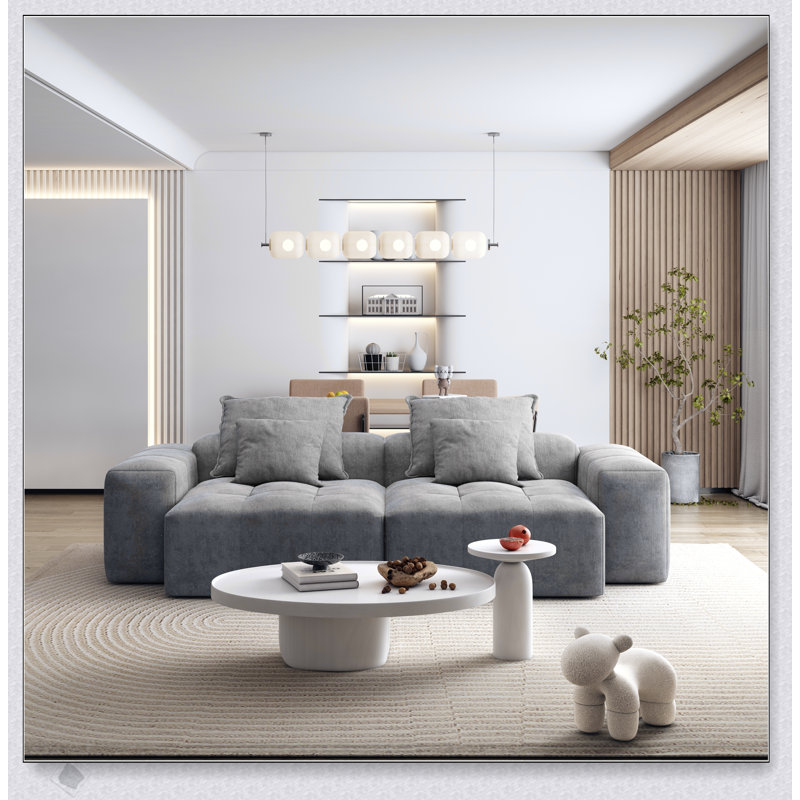 Canapé modulaire surdimensionné Modern, Gris
