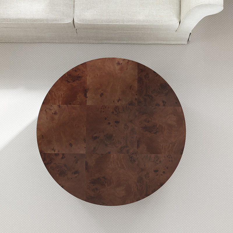 Table basse Burl, Chocolat