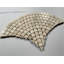12.6" x 7.28" Marble Mosaic Sheet Subway Wall & Floor Tile