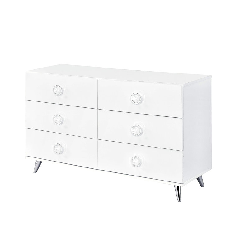 Garde-robe Perse en laque blanche
