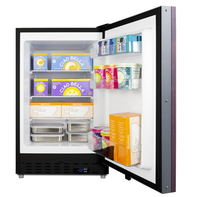 2.68 Cubic Feet Undercounter Upright Freezer with Adjustable Temperature Controls