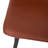 Brandy Upholstered Counter Stool with Metal Frame-88725374