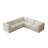 Canapé modulaire moderne en L modulaire, ensemble de canapé de plancher de luxe-108843231