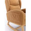 Chaise berçante avec pieds en bois paquet