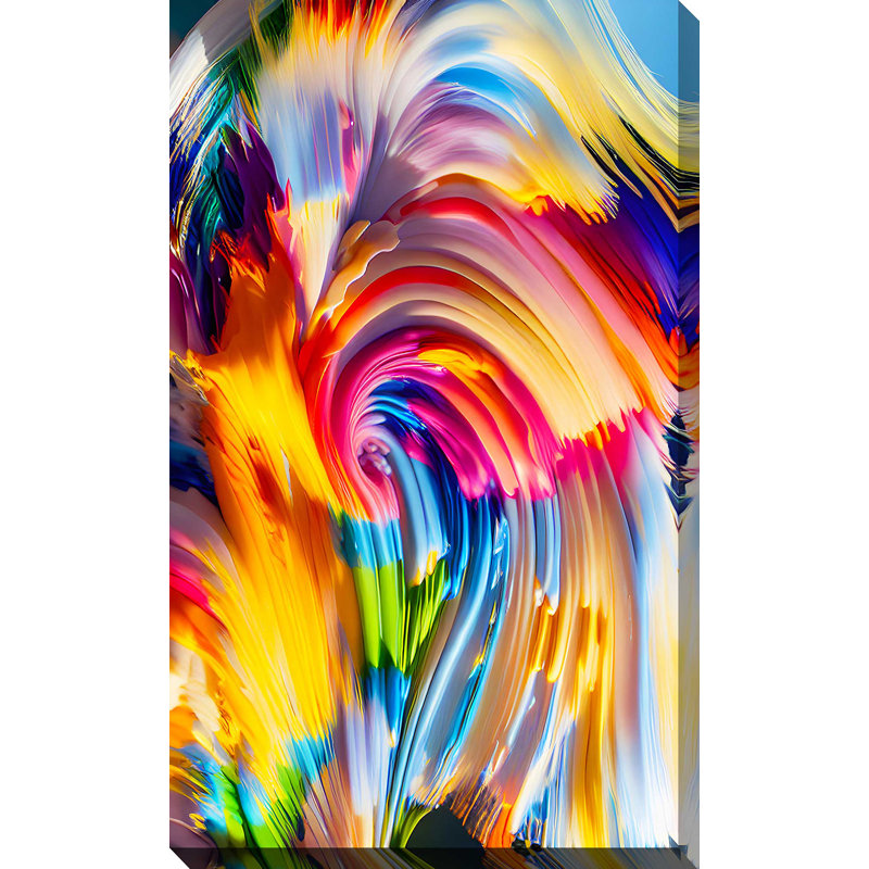 "Construit Dreams - Composition II (Vertical)" par Nikita Mann, reproduction sur toile, L 36 po x H 60 po x P 1,5 po