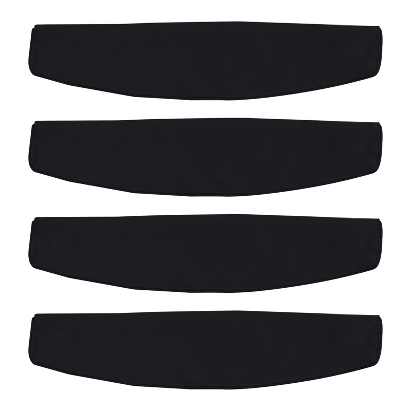 NICETOWN Handmade Curtain Tie Backs-Decorative Drape Tie Backs Holdback Holder for Window Draperies (Set of 4), Black