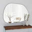 Erwann Wood Flat Wall Mirror