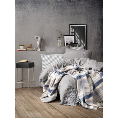 Cotton Abstract Duvet Cover Set