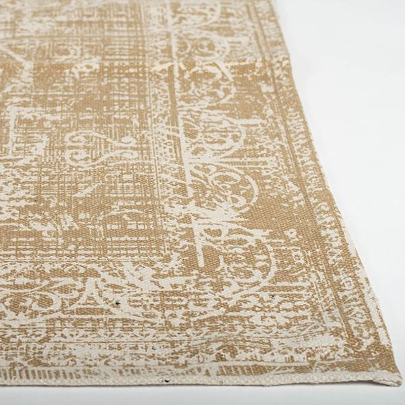 Ediz   Cotton Oriental Indoor Rug, Rectangle 5' x 7'