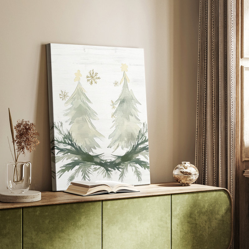 Art de Noël des Fêtes de Noël - galerie sur mesure Cavas, H 18 po x l 12 po