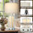 27” Tall Vintage USB Table Lamp Set with Nightlight, Bulb Included-384526704