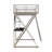 Modoc Twin Metal Four Poster Loft Bed with Bookcase by Isabelle & Max™