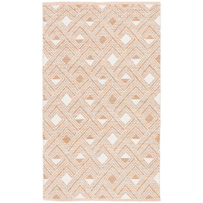 Aila Hand Woven Performance Geometric Rug, Rectangle 3' x 5'