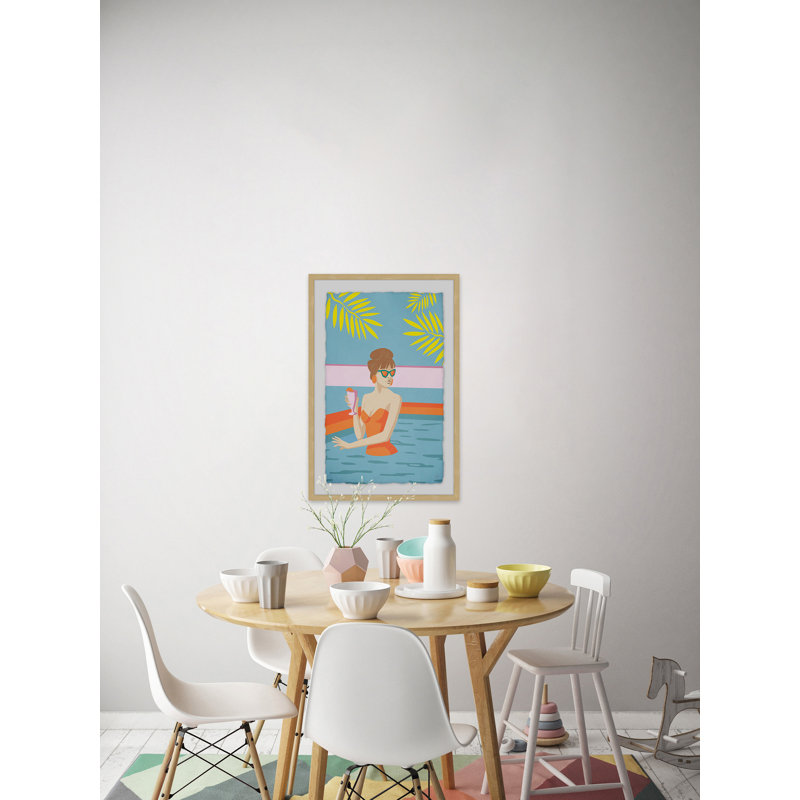 Dipping - Single Picture Frame Painting, 46 cm H x 30 cm W x 4 cm D
