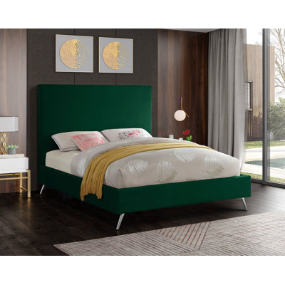 Lit plateforme tapissier Jasmine Lavaca