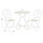 Craciuna 2 - Person Patio Dining Set with Round Table-108818109