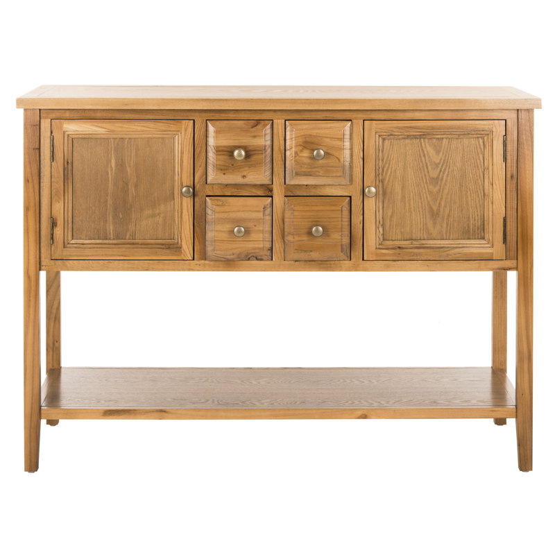 Console en bois massif 45,7 po Sadie, Chêne