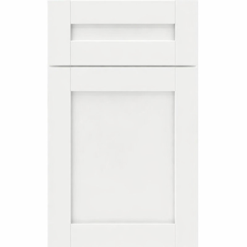 Dwelling Foundations Livingston Door Sample, White, Maple