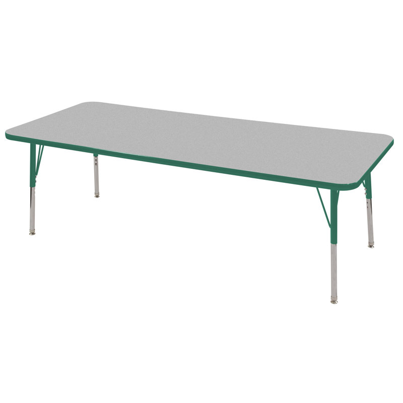 72" x 30" Rectangular Classroom Table, vert