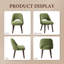 49cm H Fabric Upholstered Side Chair in Light Brown-134554937